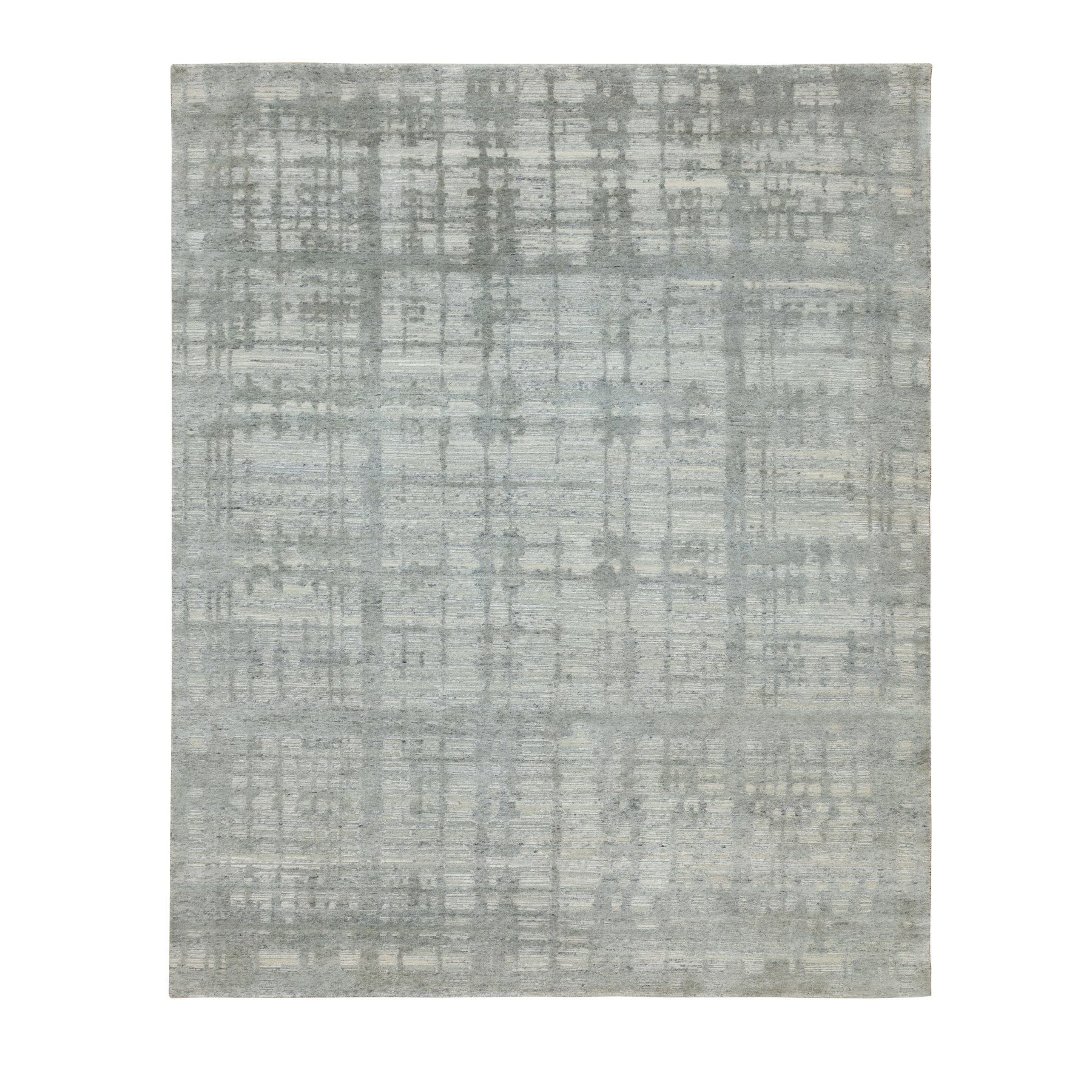 Modern & Contemporary Wool Hand-Knotted Area Rug 8'1